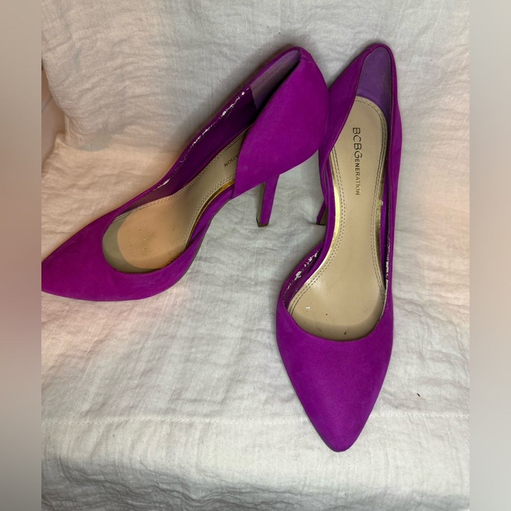 BCBGMaxAzria Vibrant Purple Heels